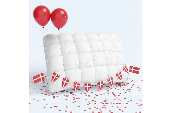 CloudOne hovedpude nærbillede