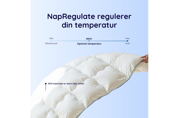 NapRegulate regulerer temperaturen