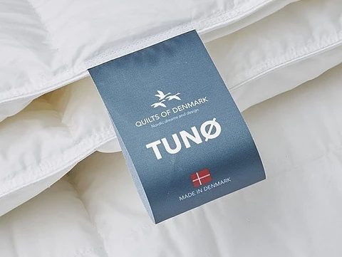 Tunø gåsedunsdyne fra Quilts Of Denmark mærke